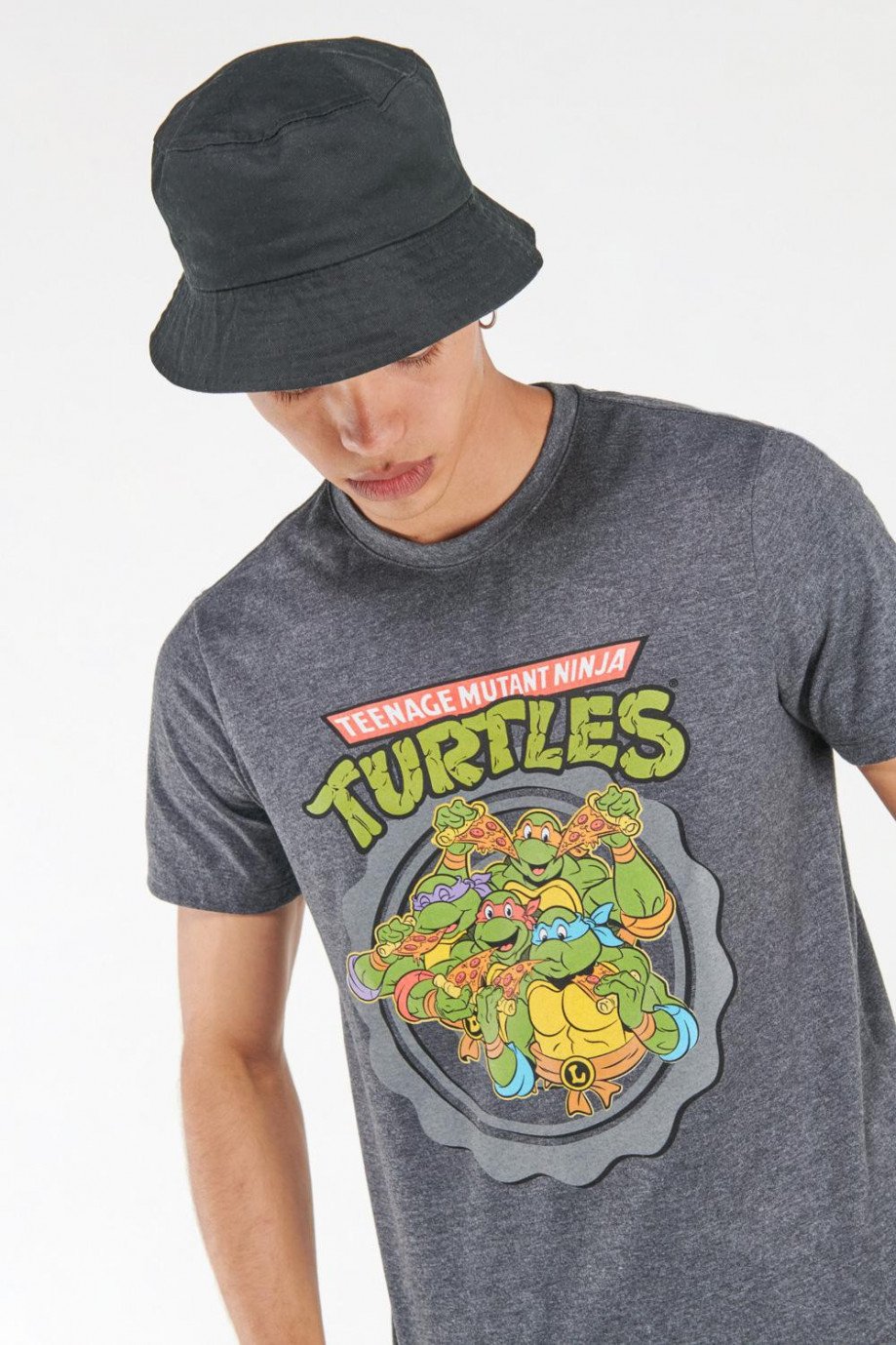 Camiseta manga corta estampado de Tortugas Ninja