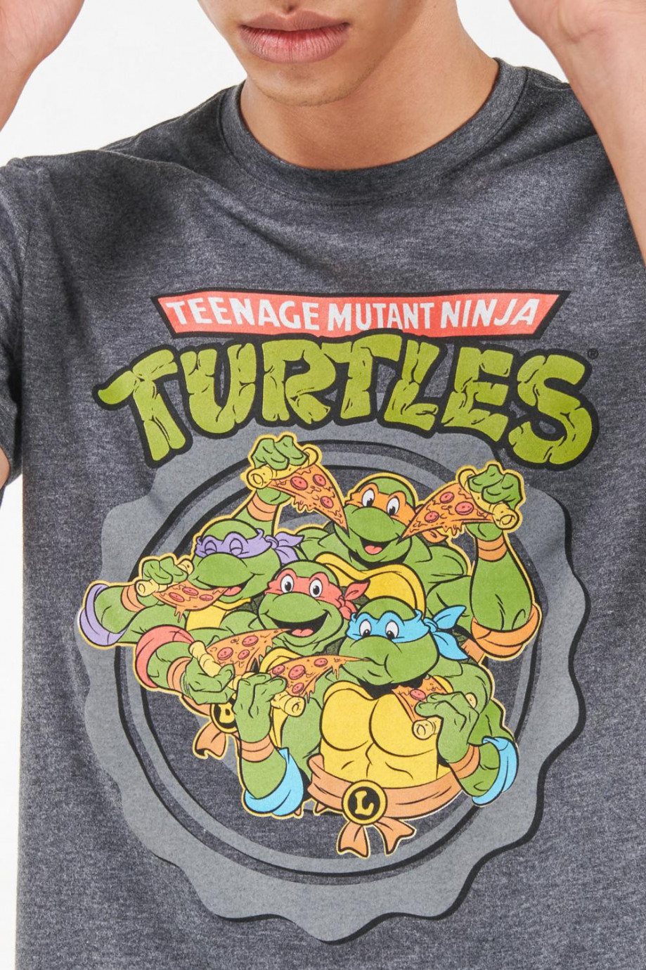 Camiseta manga corta estampado de Tortugas Ninja