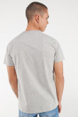 Camiseta básica manga corta con estampado