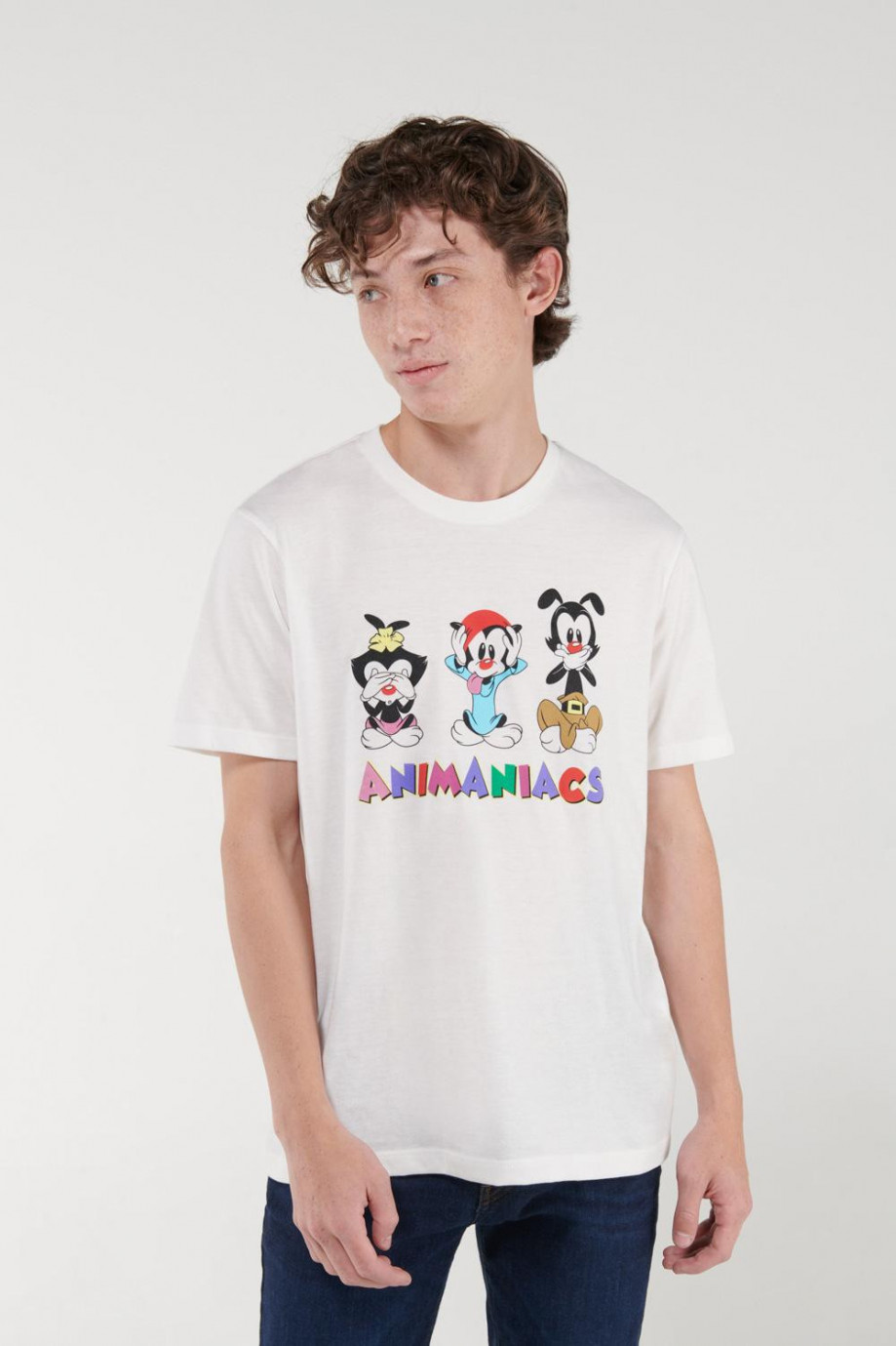 Camiseta manga corta estampada de Animaniacs