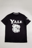 Camiseta, con estampado en frente y manga, de Yale