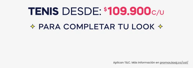 Tenis desde 109.900